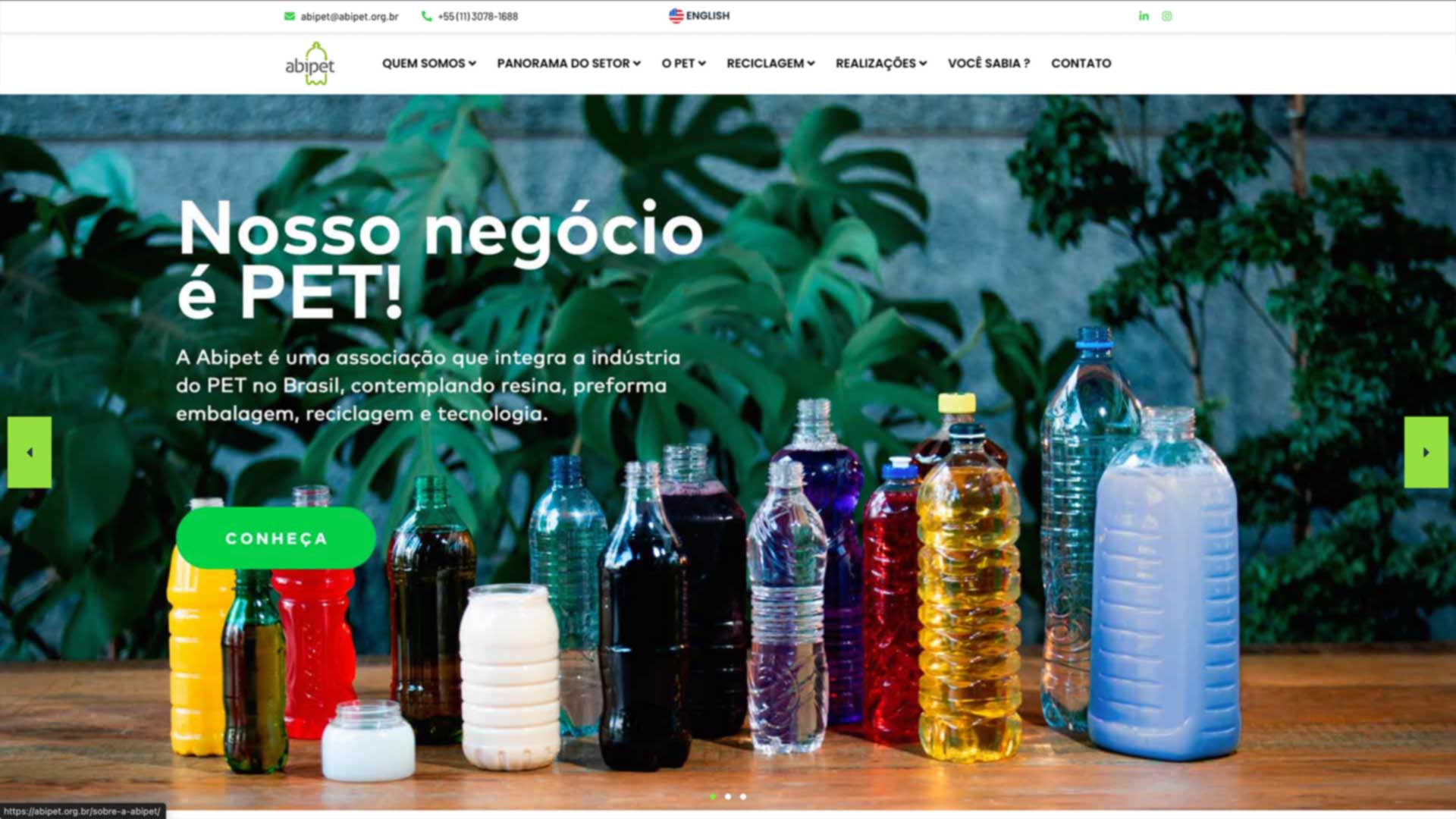 Desenvolvimento de Sites - Site de Associação