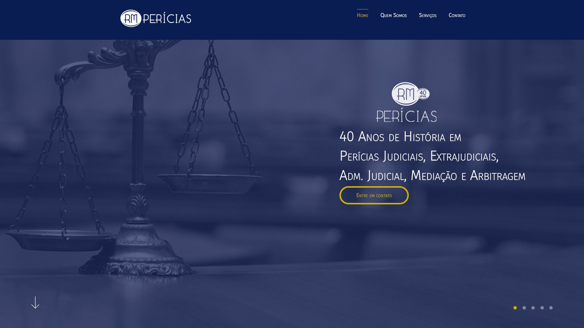 Desenvolvimento de Sites - RM Perícias