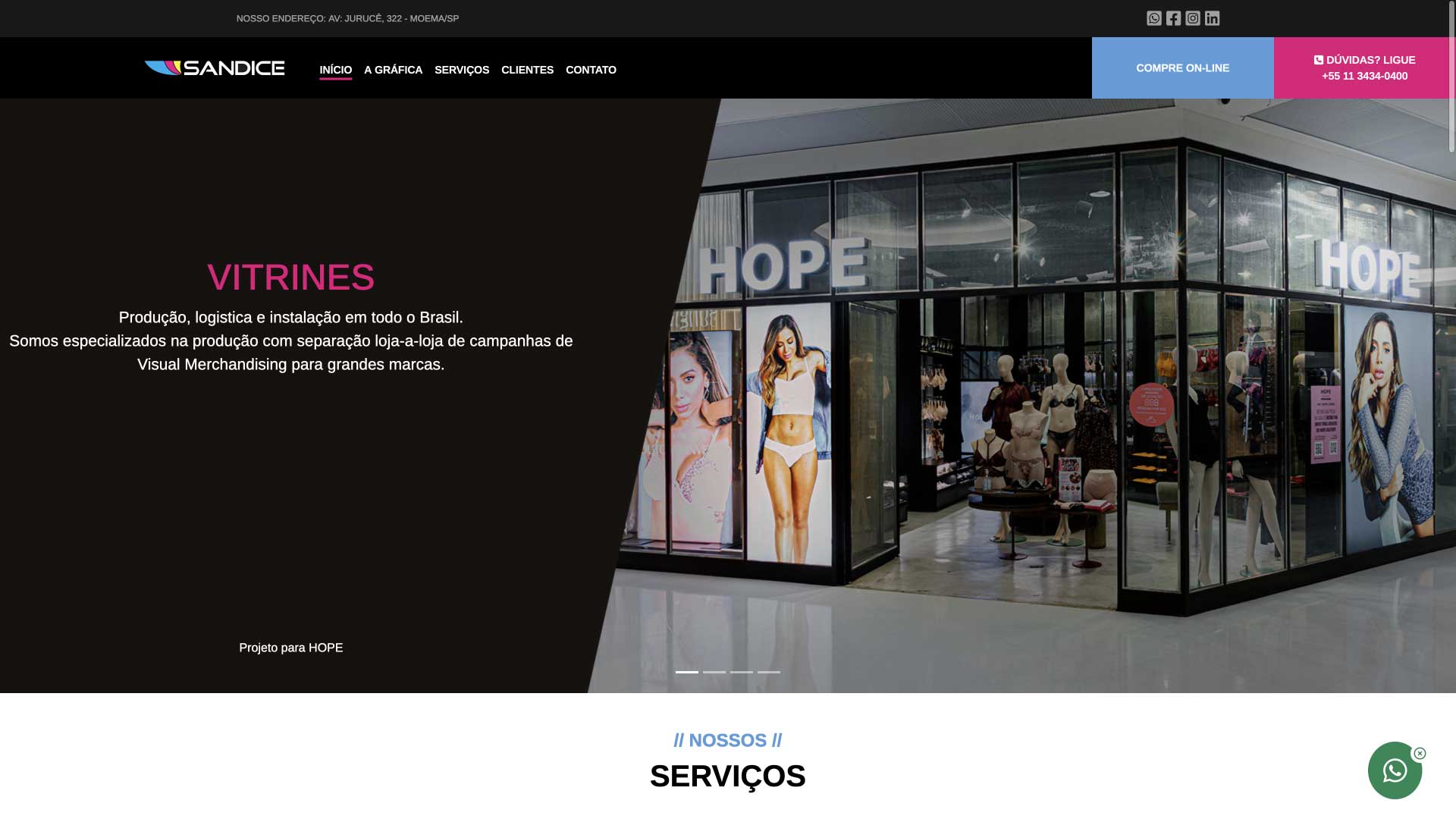 Desenvolvimento de Sites - Sandice