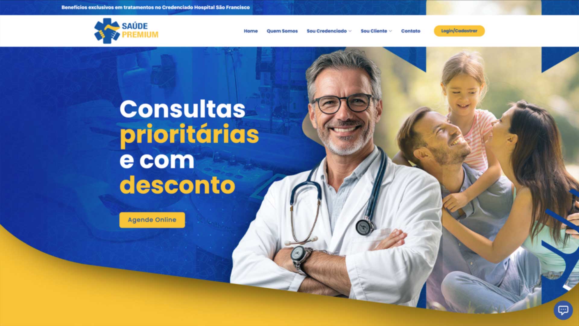 Desenvolvimento de Sites - Hospital São Francisco