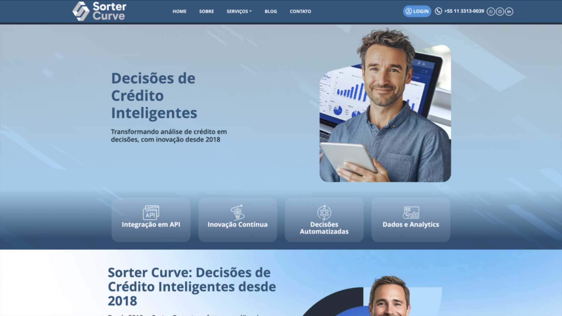 Desenvolvimento de Sites - Sorter Curve